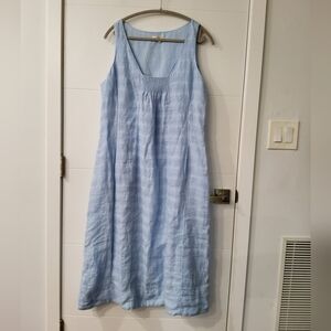 Eileen Fisher Light Blue Maxi Dress